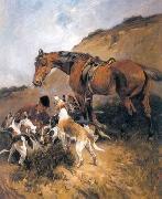 unknow artist Classical hunting fox, Equestrian and Beautiful Horses, 035. Spain oil painting artist